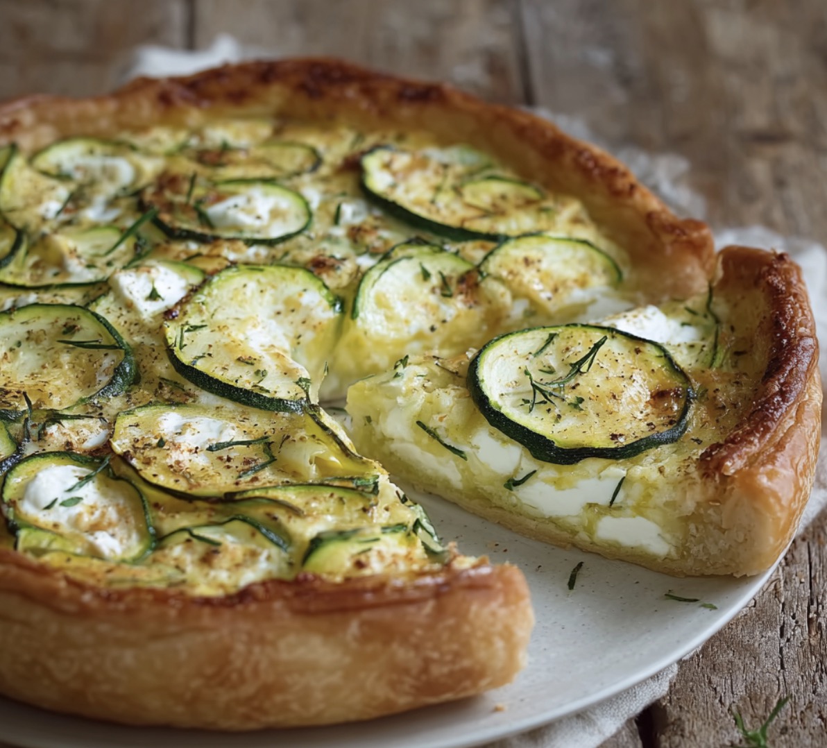 Tarte aux courgettes