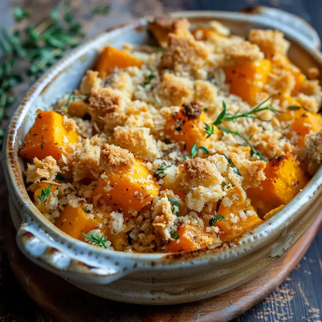 Le crumble au potimarron