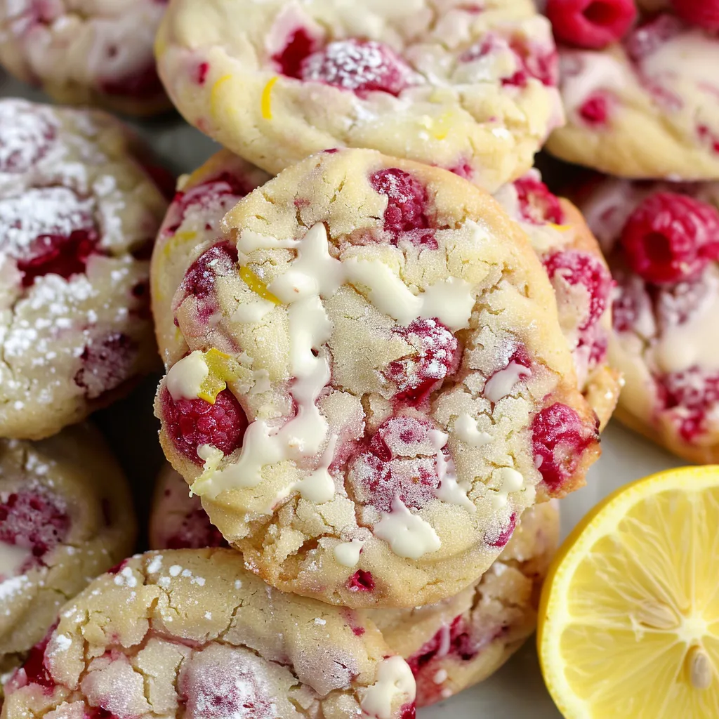 Cookies Citron Framboise Sans Gluten - Recette Facile et Délicate