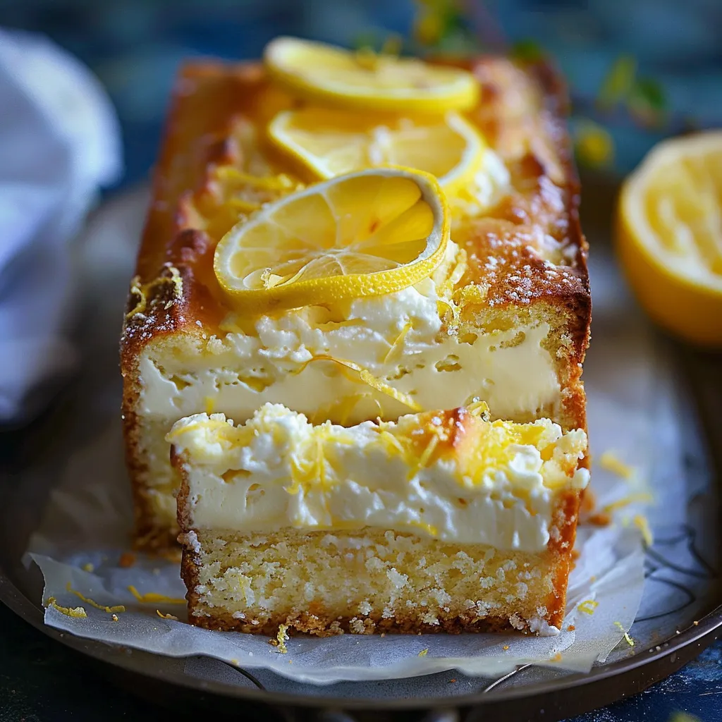 Cake au Citron et Fromage Frais - Recette Facile et Gourmande