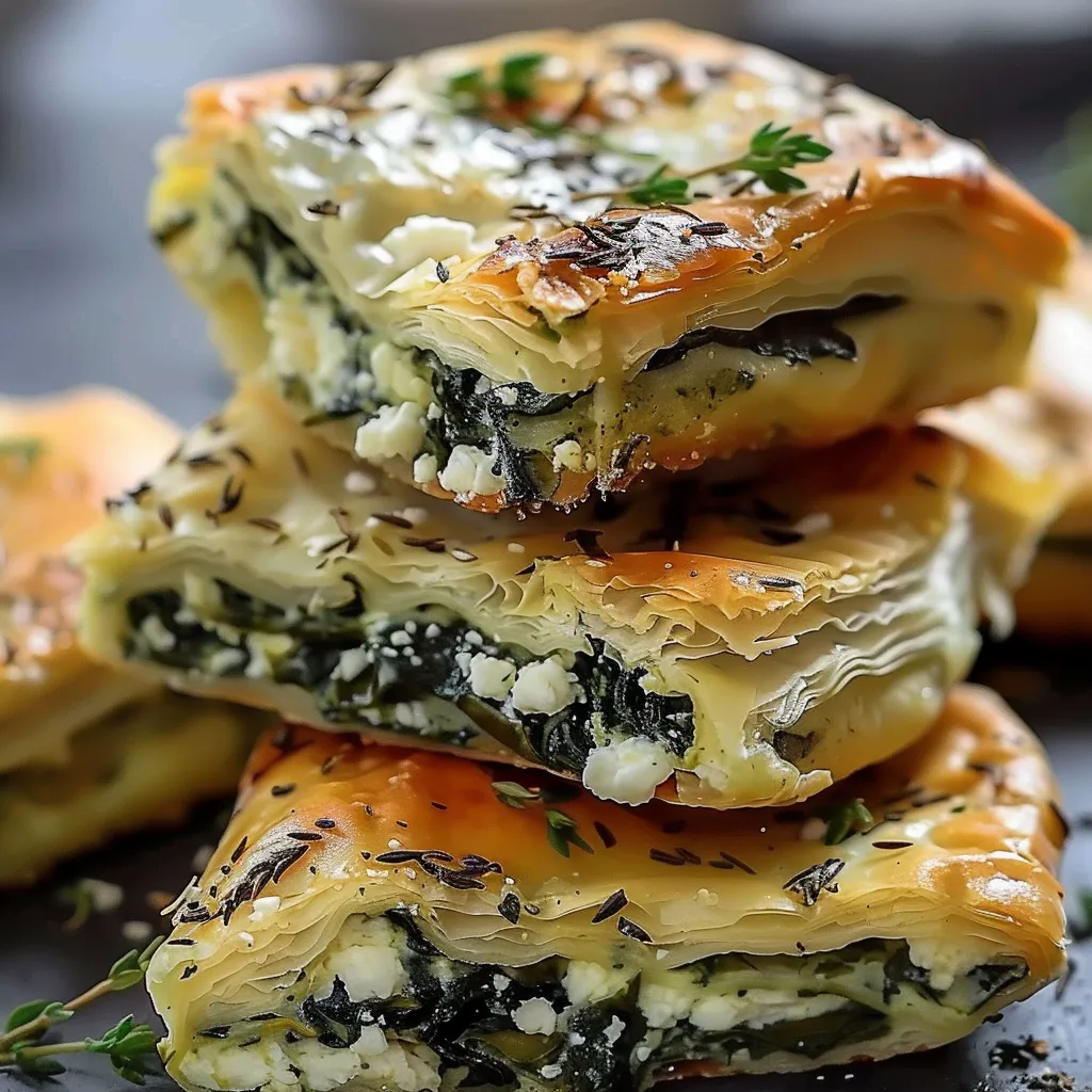 Bouchées Spanakopita - Apéritif Grec Simple