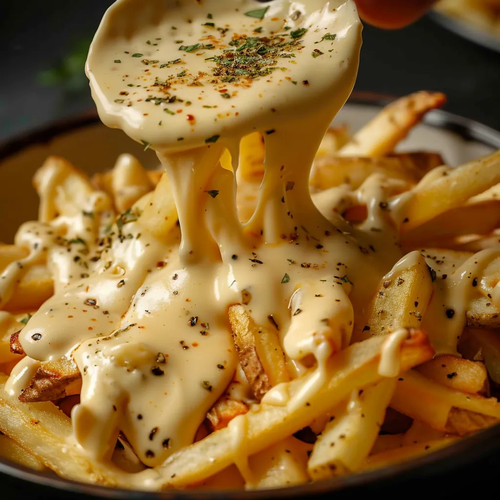 Sauce Maison au Fromage et Frites