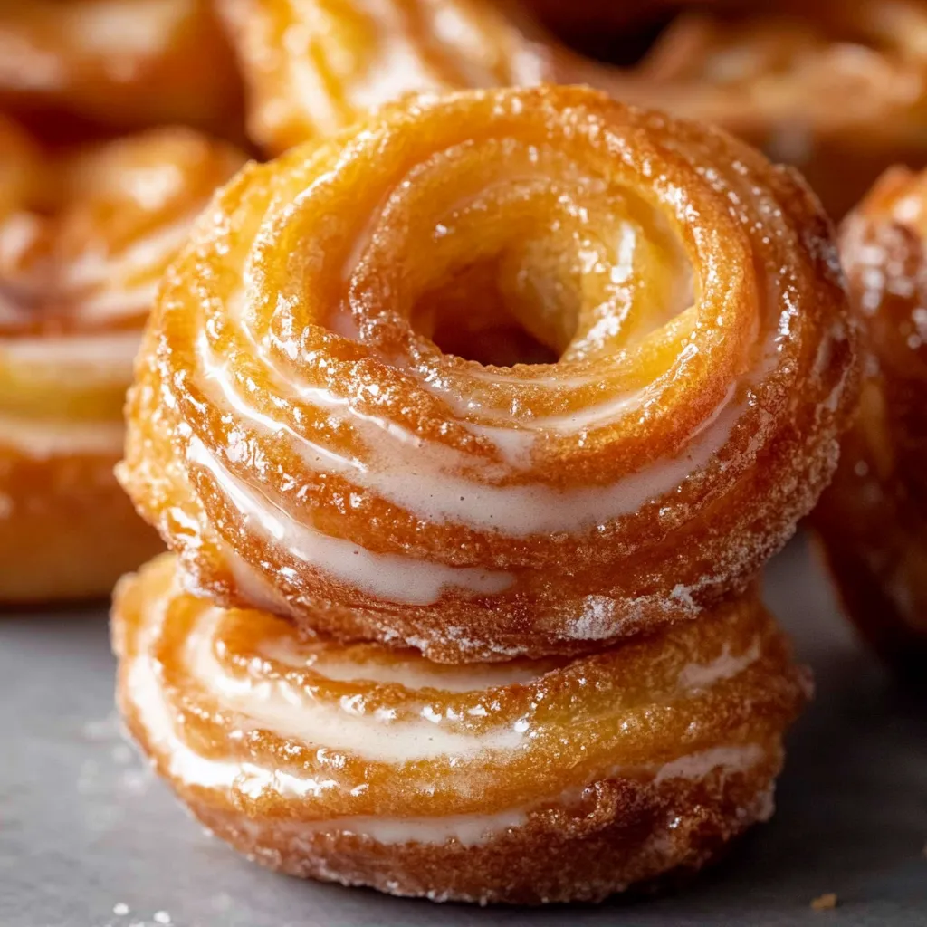 Délicieux Crullers croustillants