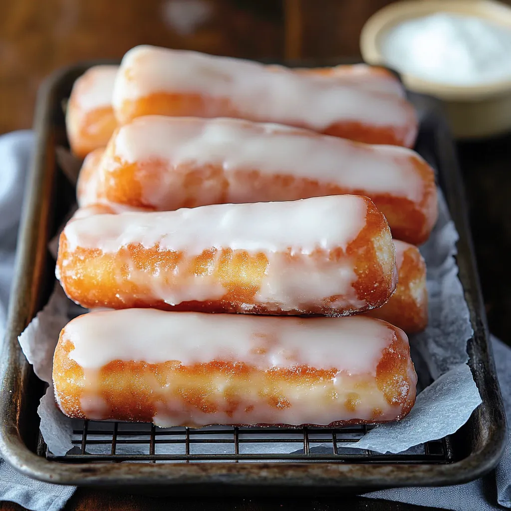 Bâtonnets de beignets glacés : un dessert gourmand et croustillant