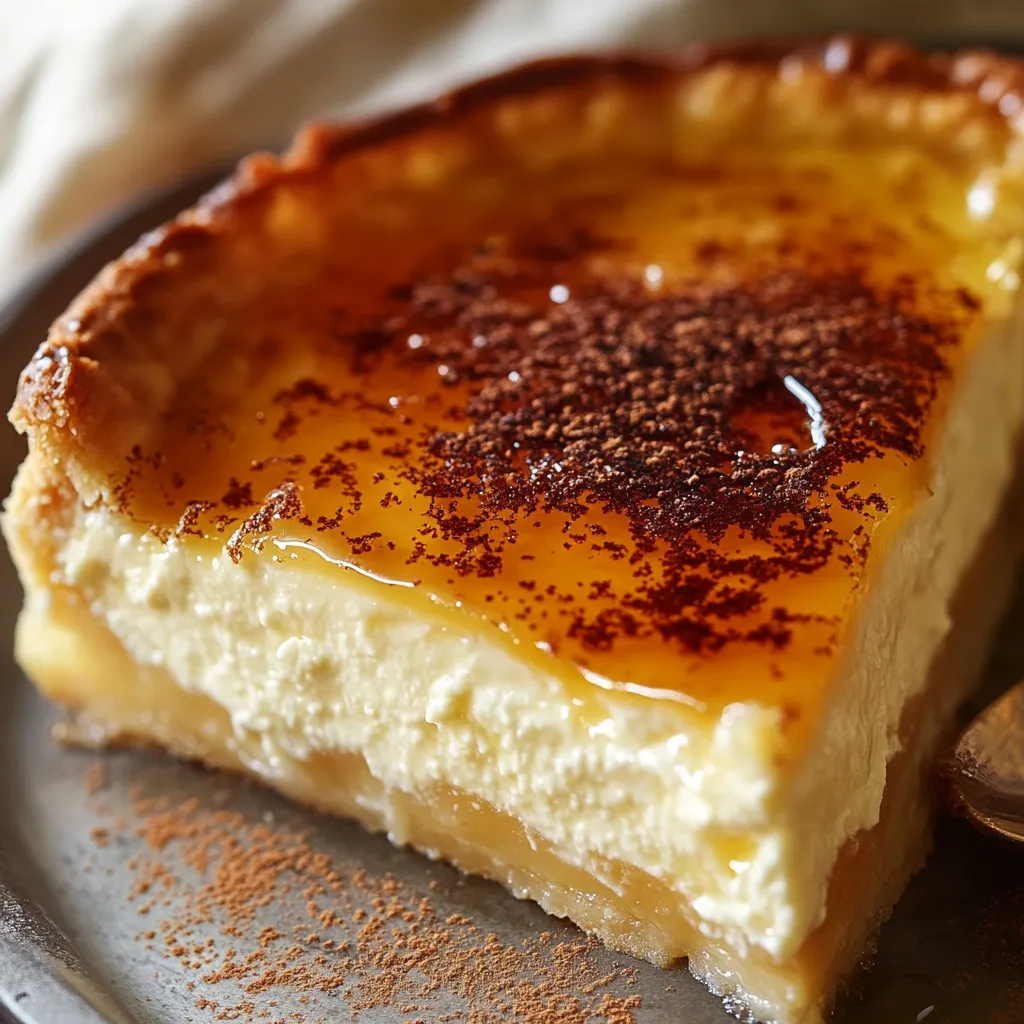 Tarte Grecque | Fromage Frais et Miel Sans Croûte