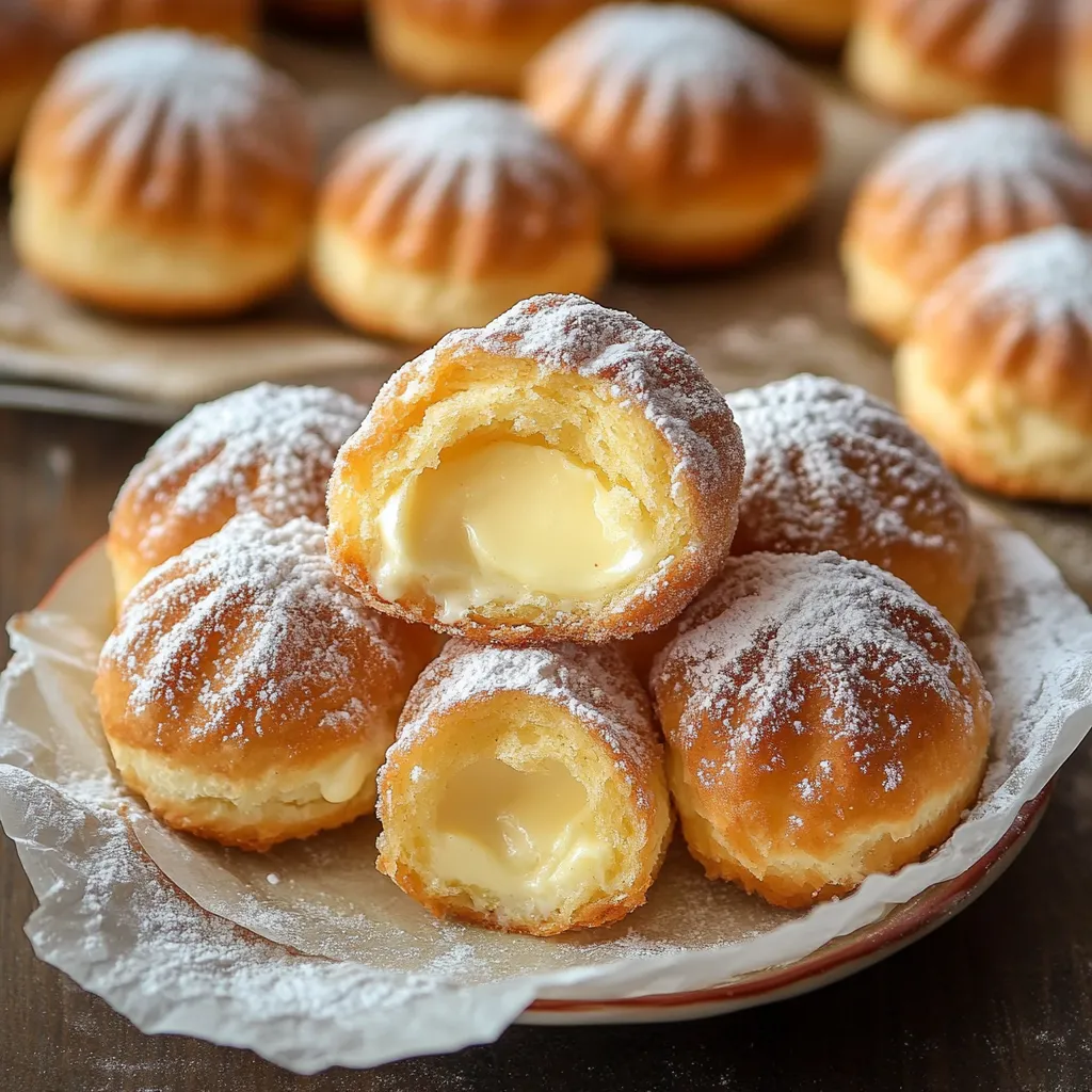 Beignets à la Crème Pâtissière