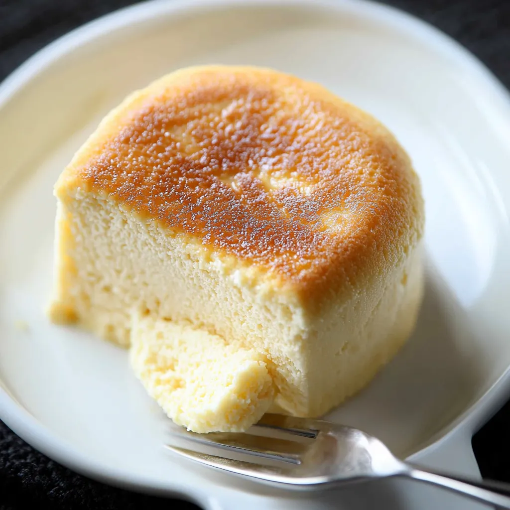 Un dessert tout léger qui change du cheesecake habituel avec une touche japonaise unique
