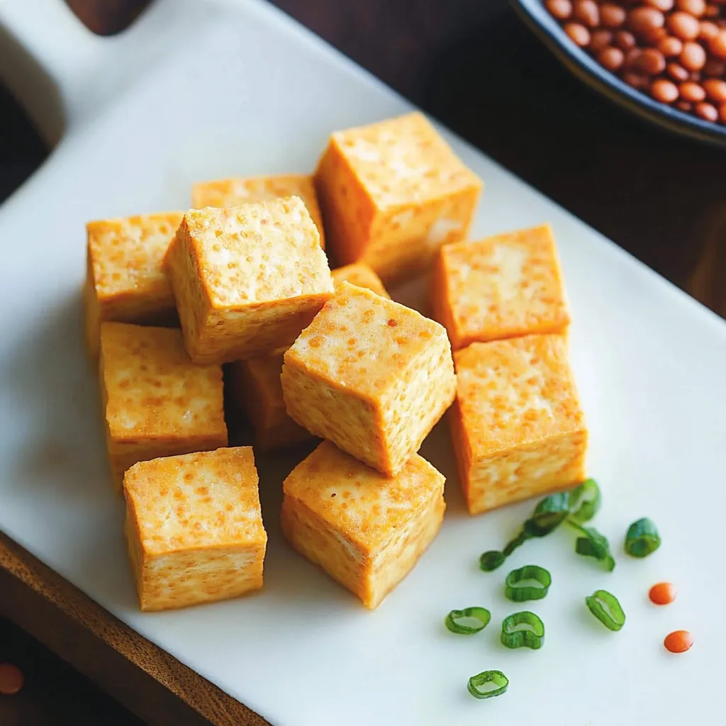 Une innovation culinaire : un tofu fait maison avec un seul ingrédient, sans soja, facile à faire