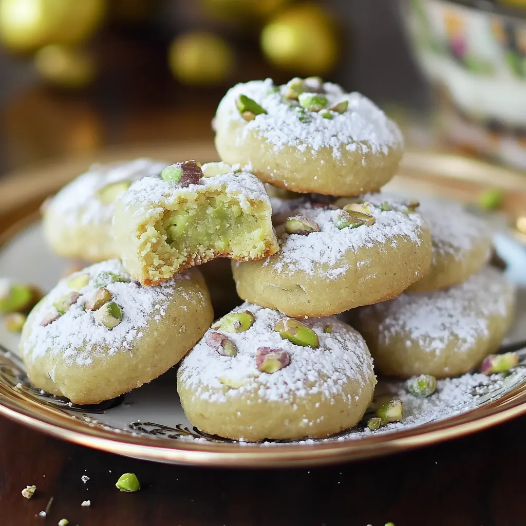 Sablés pistache maison