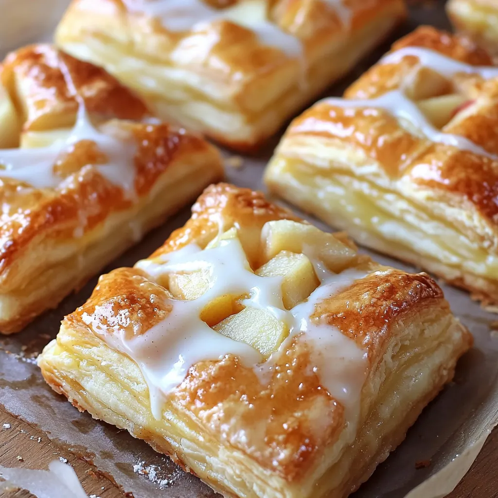 Savoureux feuilletés aux pommes