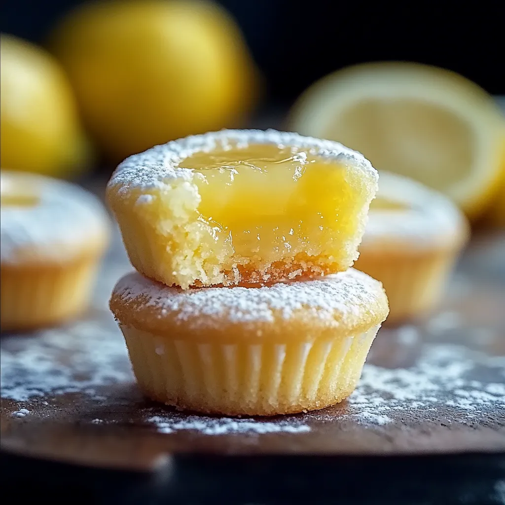 Petits sablés citronnés et bouchées fondantes