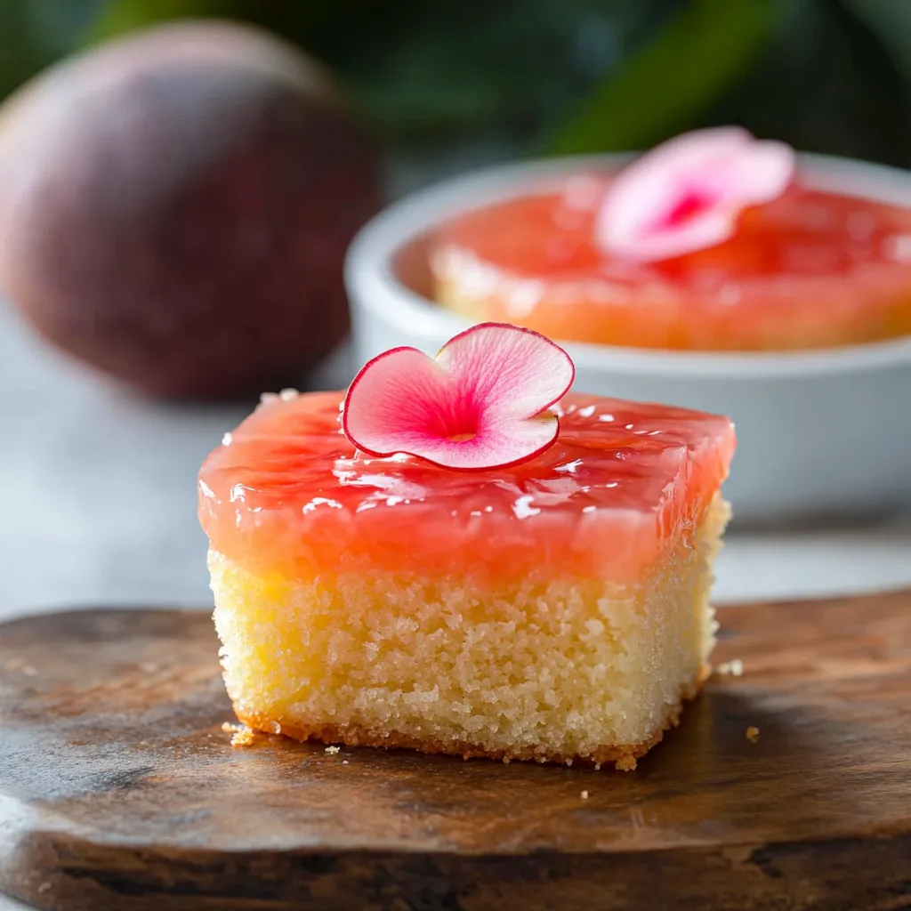 Parfait gâteau guava hawaïen