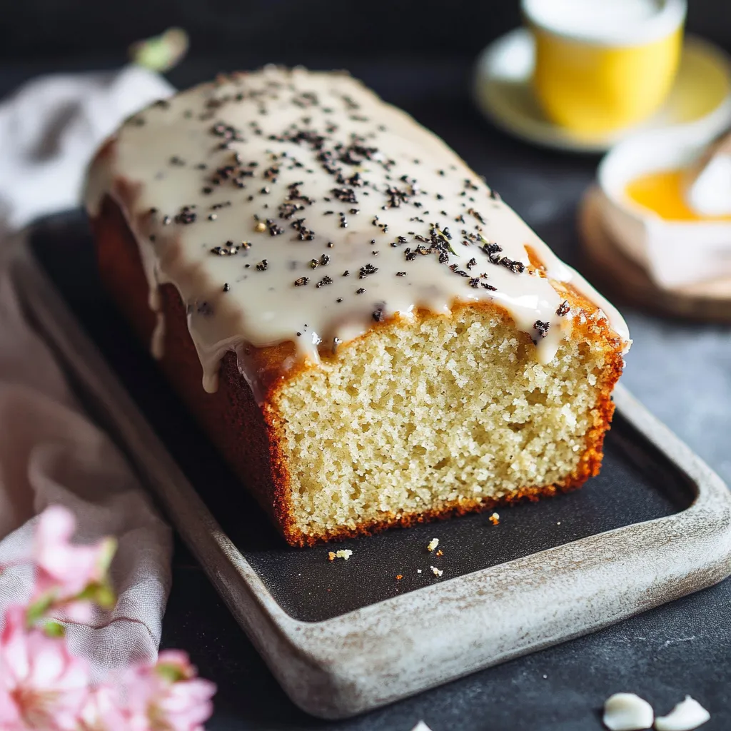 Préparez un gâteau moelleux au thé Earl Grey avec glaçage à l'orange