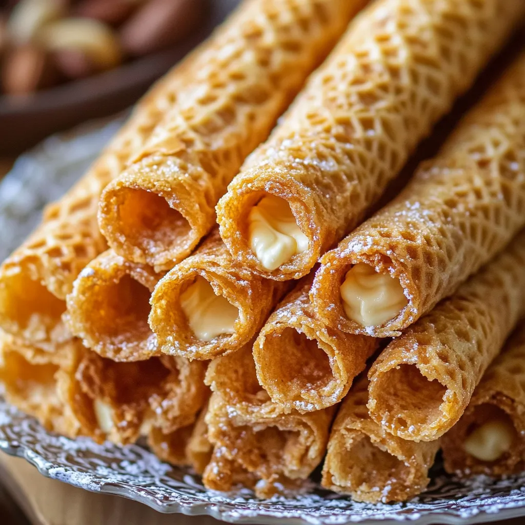 Gaufres dulce croustillantes