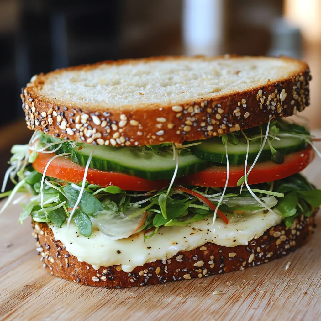Préparez un délicieux sandwich végétarien maison
