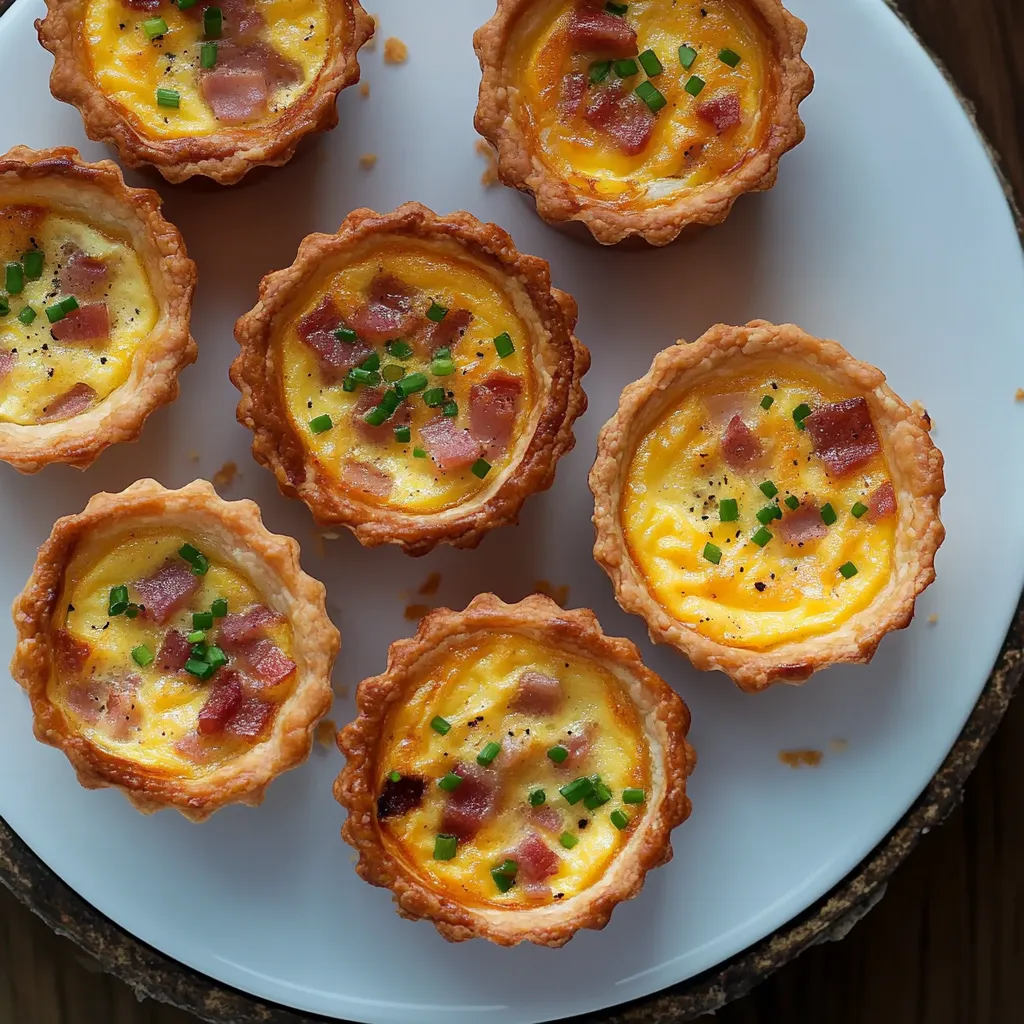 Découvrez de délicieuses mini quiches lorraines revisitées