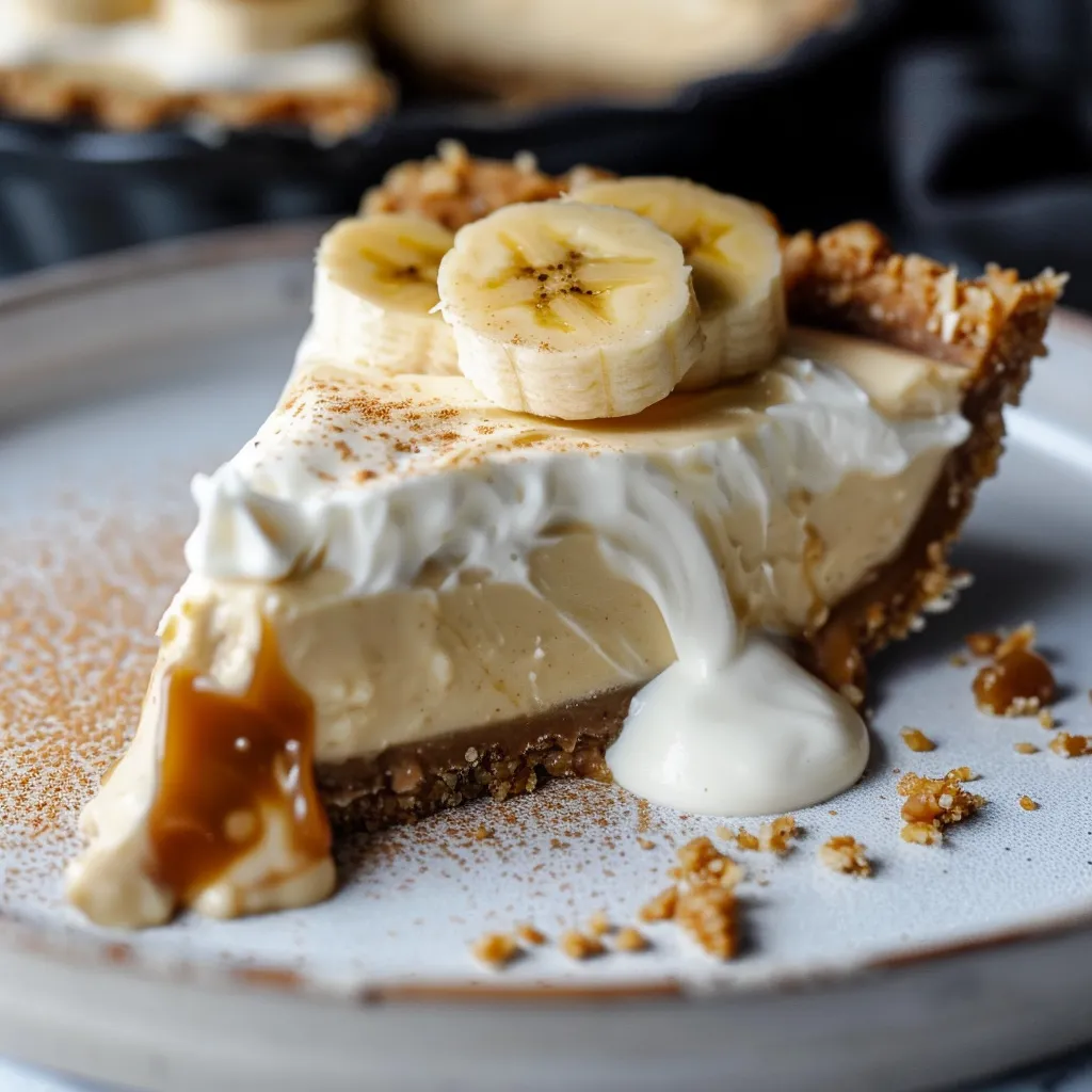 Délicieuse tarte crue banane