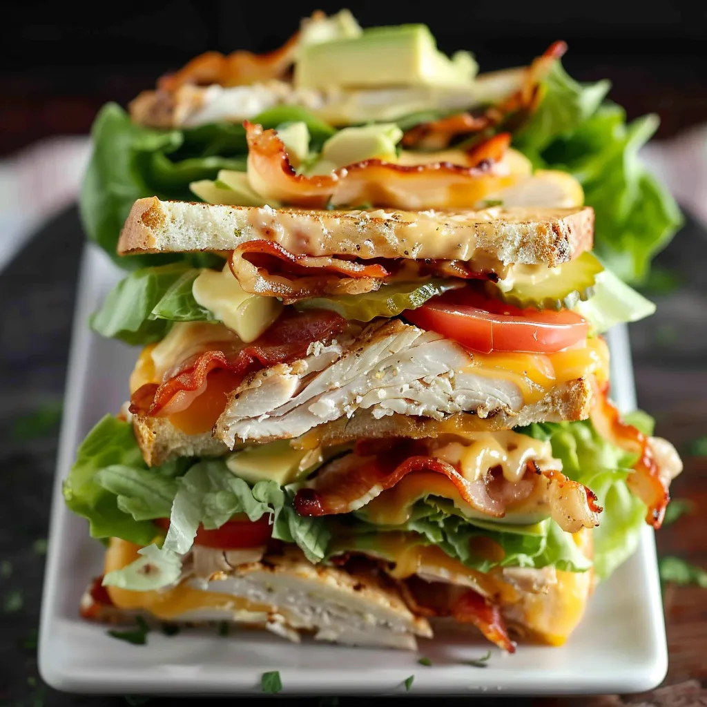 Club Poulet Bacon Léger