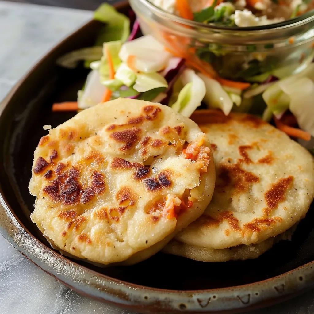 Délicieuses pupusas maison