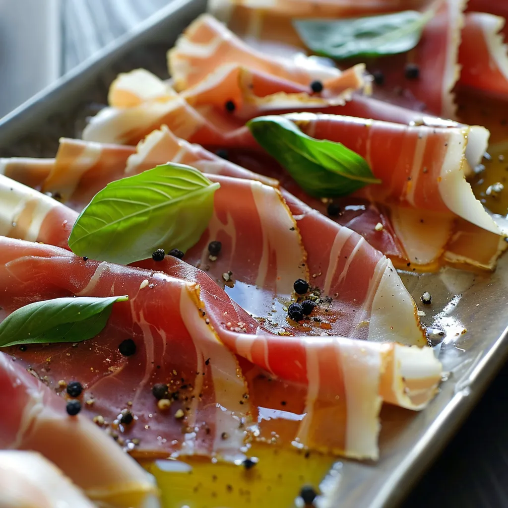 Délicieux fenouil avec jambon Serrano et féta