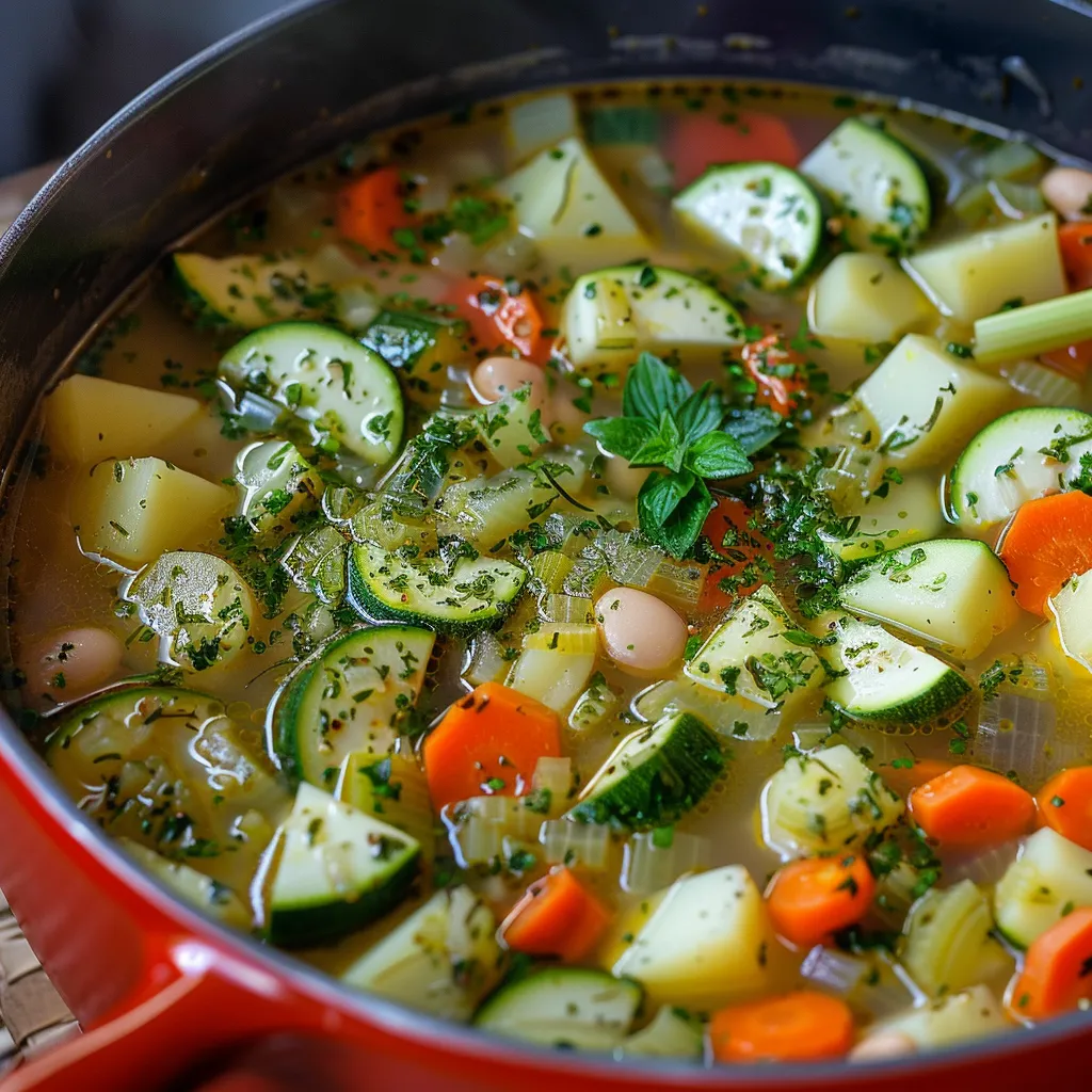 Pistou aux légumes frais