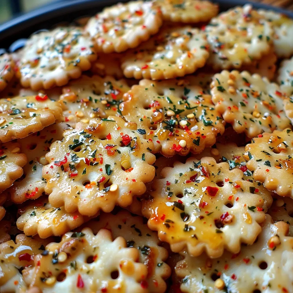 Savourez des crackers épicés de l'Alabama