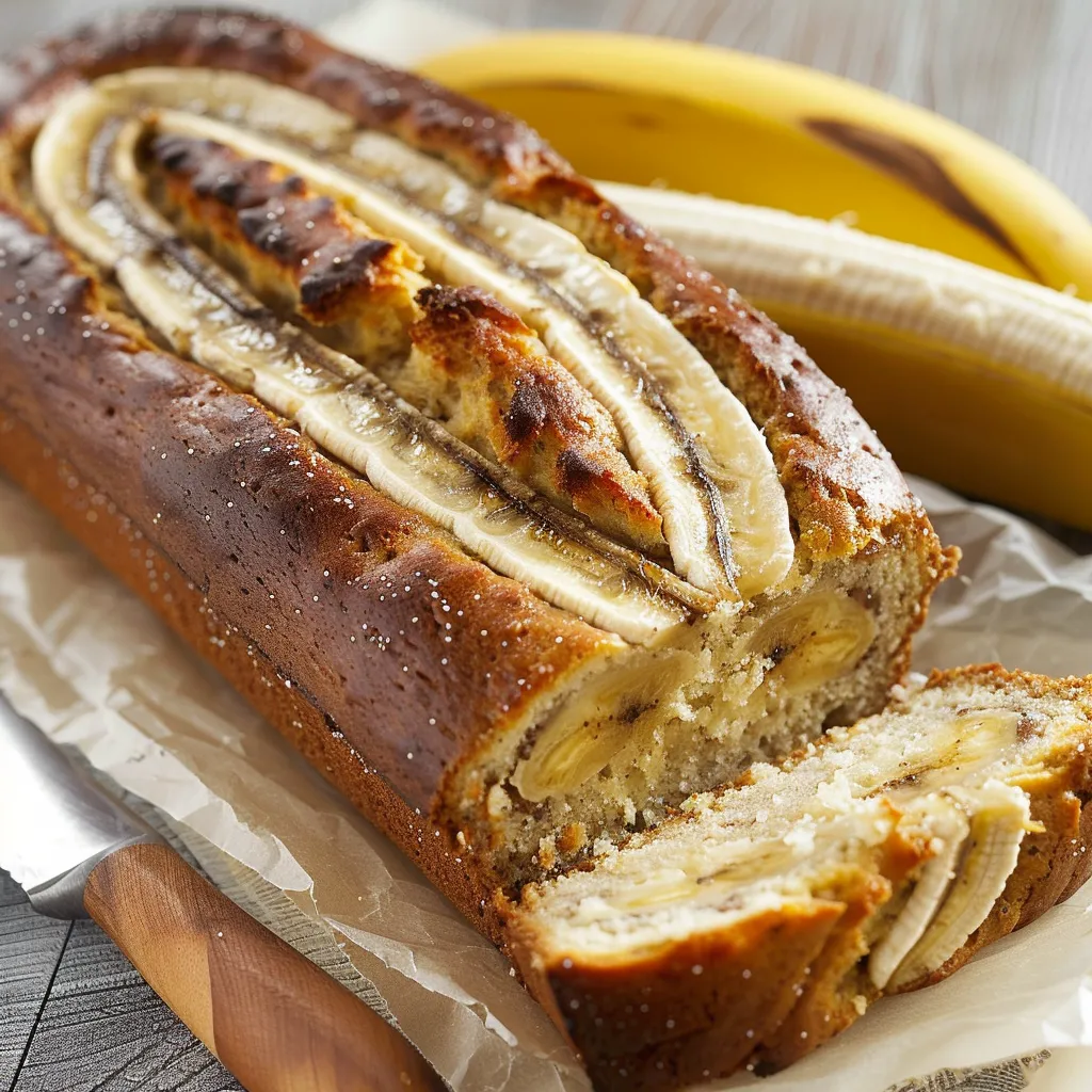 Pain tendre aux bananes