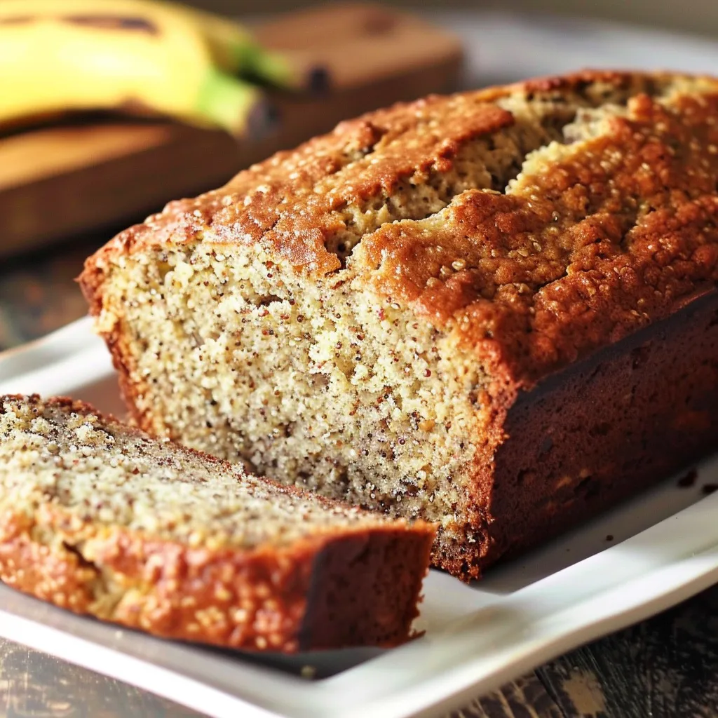 Cake banane avec ajout de quinoa