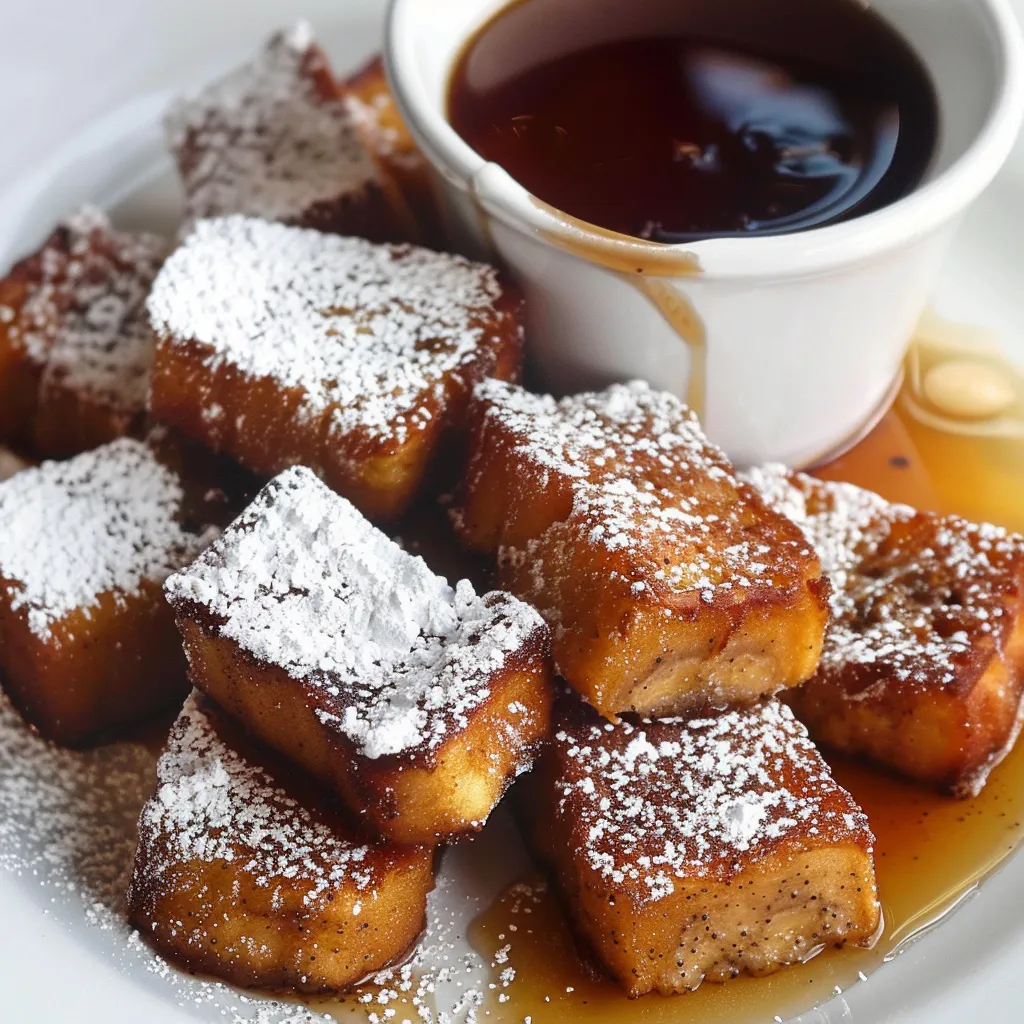 Bouchées de pain perdu véganes super faciles et trop bonnes