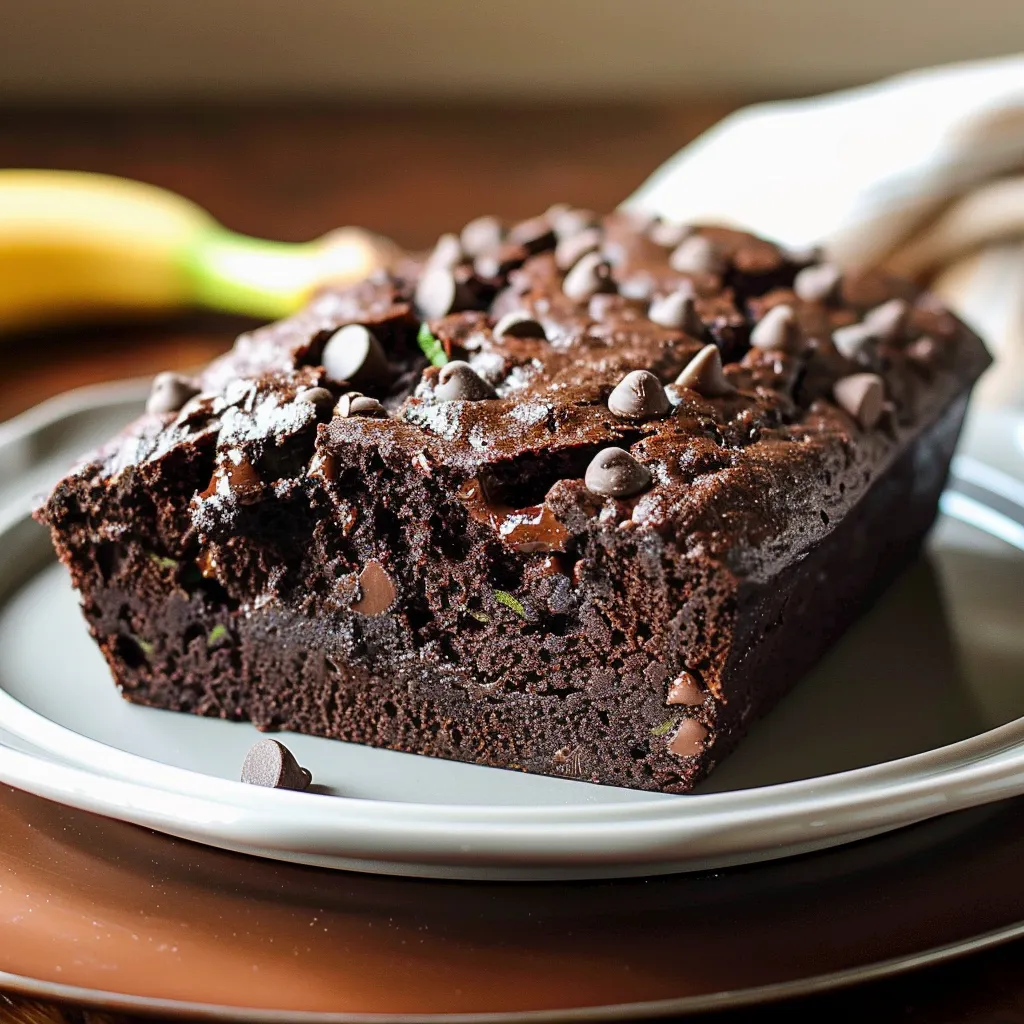 Chocolat moelleux zucchini