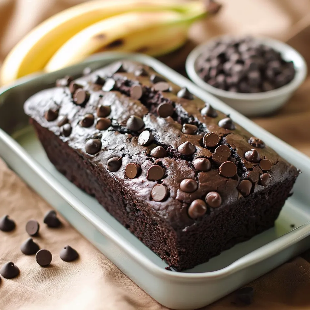 Pain moelleux courgette-chocolat