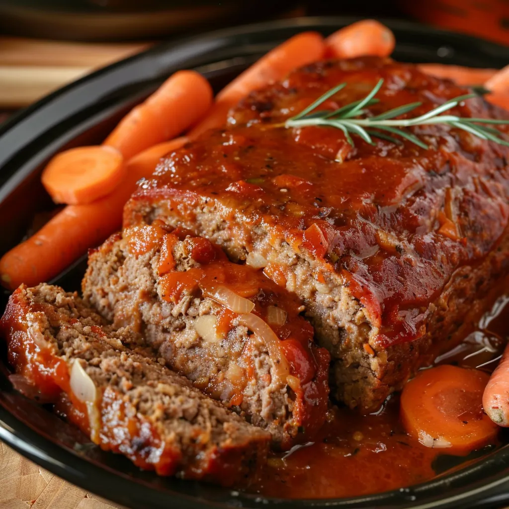 Un savoureux pain de viande à la mijoteuse