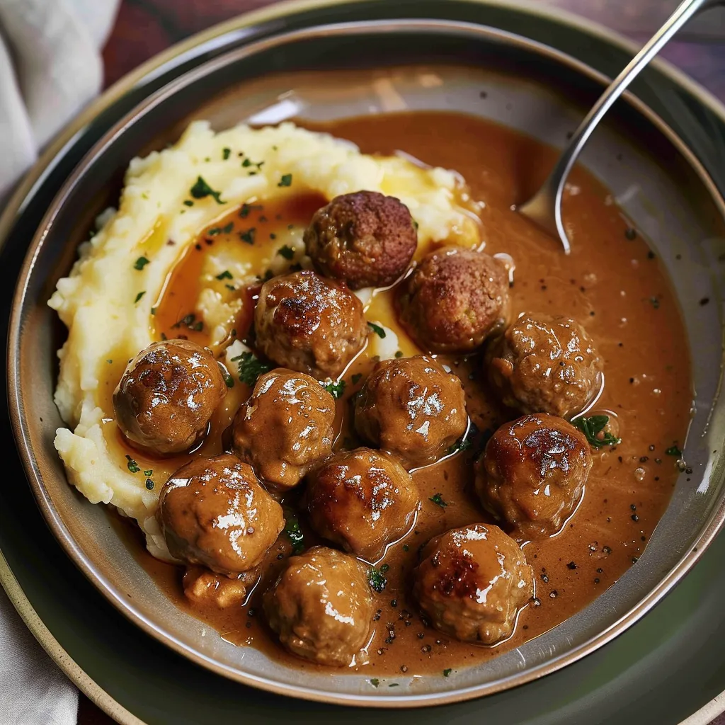 Boulettes sauce onctueuse