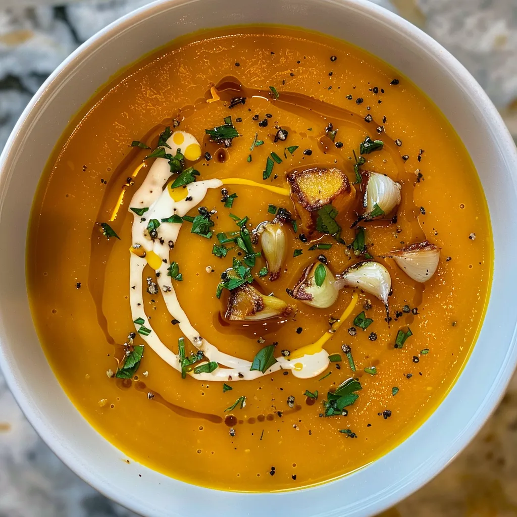 Soupe courge et sucré érable