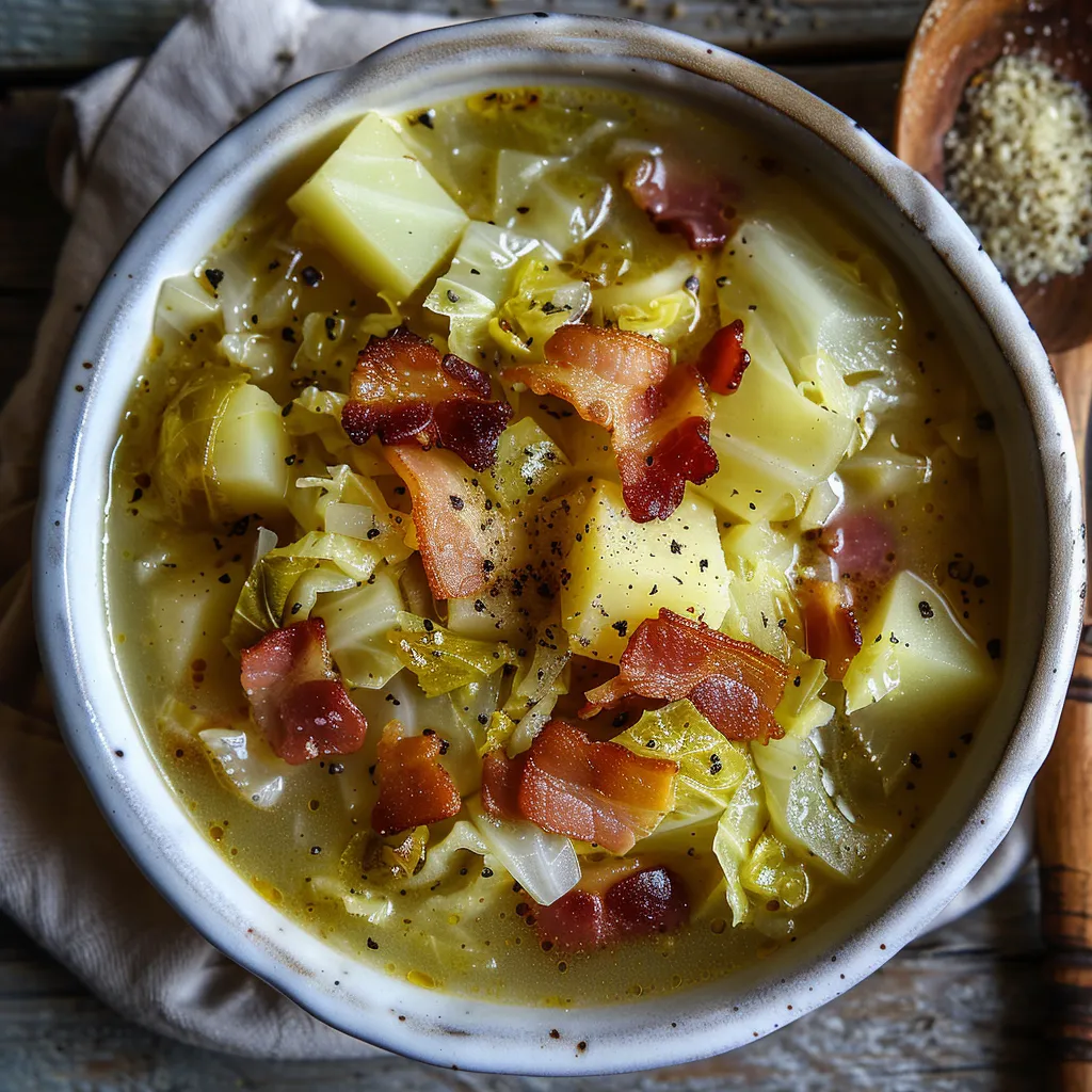 Savoureuse soupe aux choux