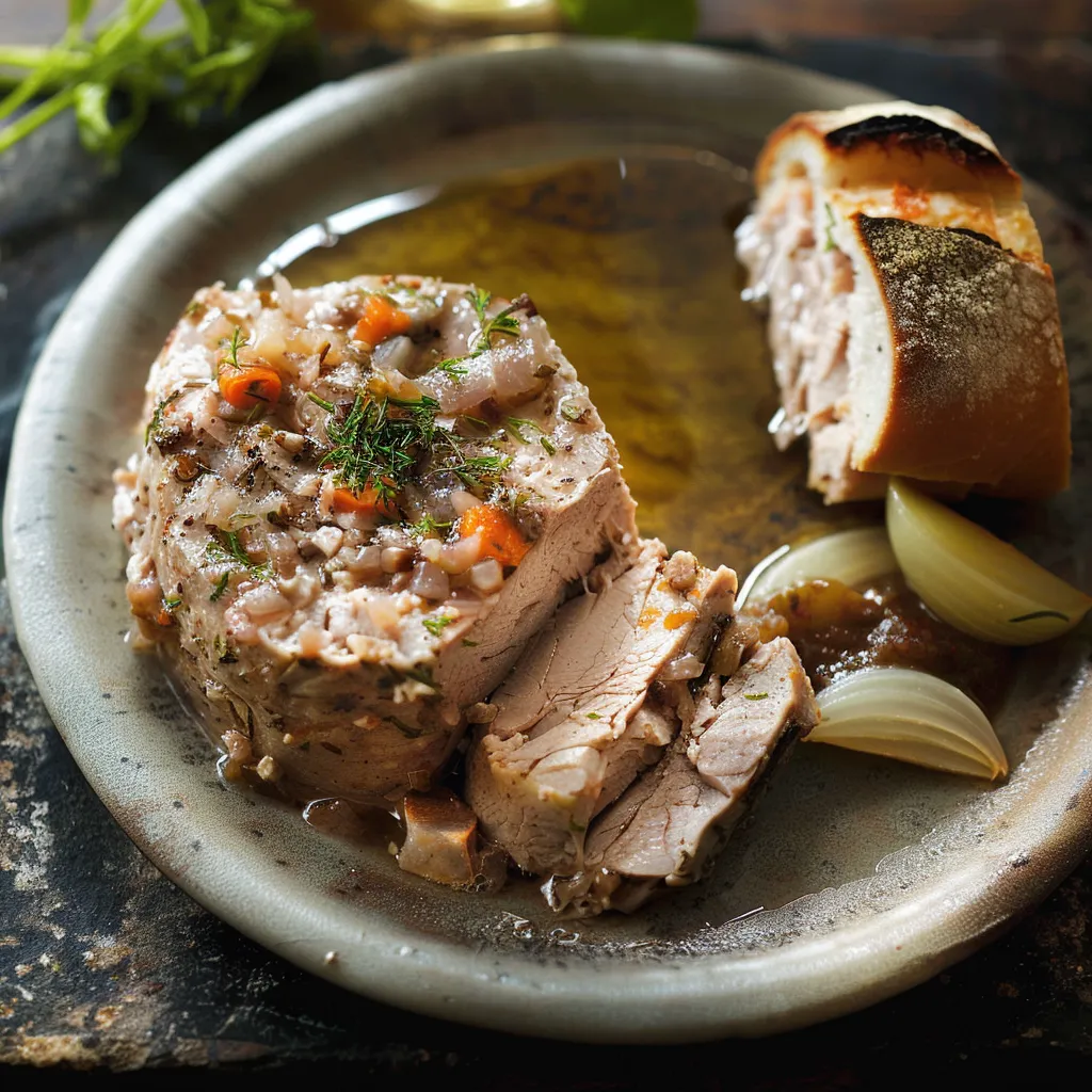 Savoureuse tête fromagée maison