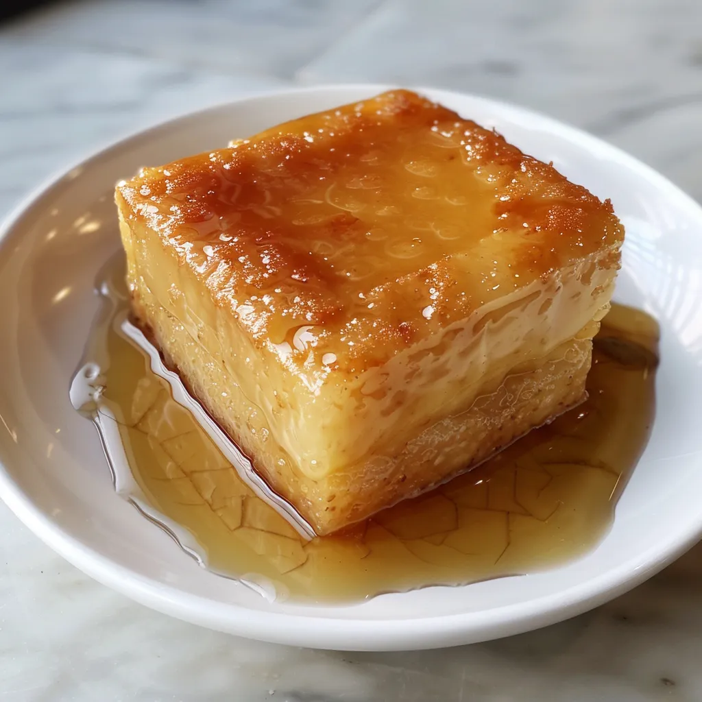 Chômeur fondant au sirop d’érable