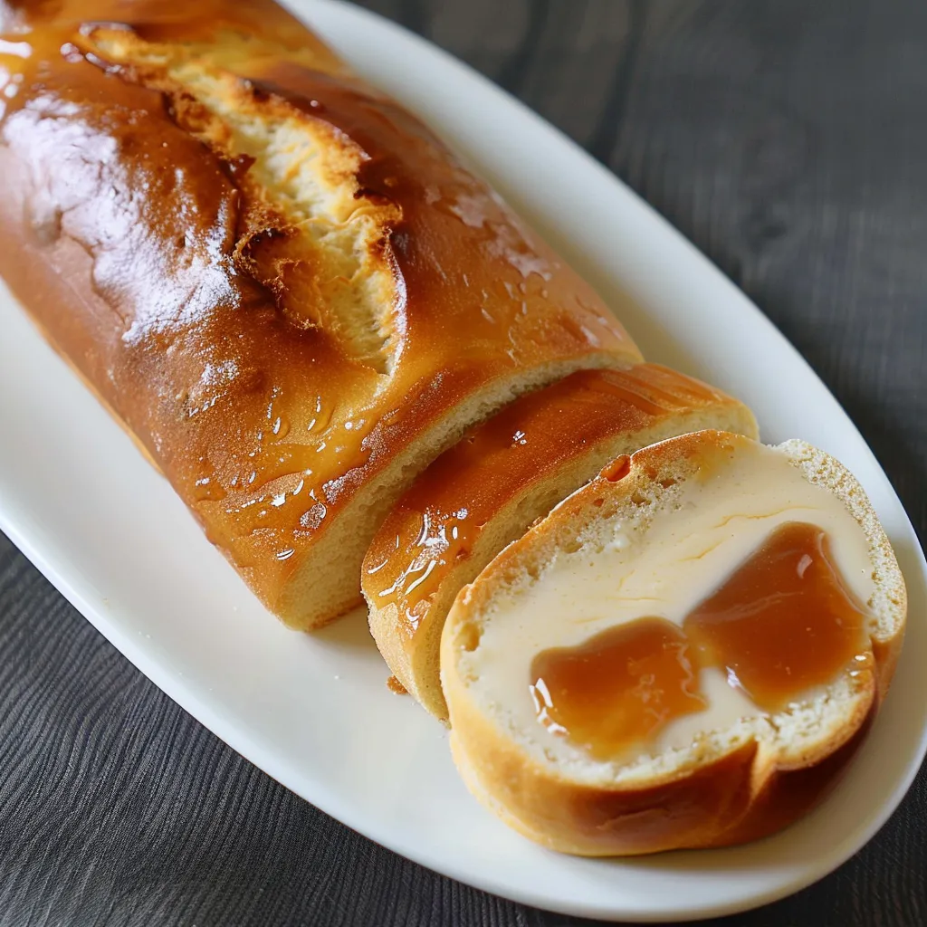 Délicieux pains caramel moelleux