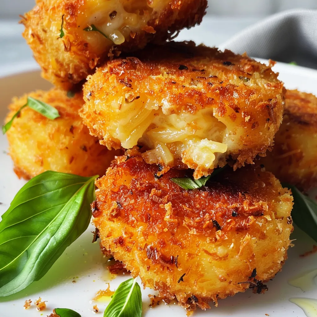 Appétissantes croquettes spaghettis