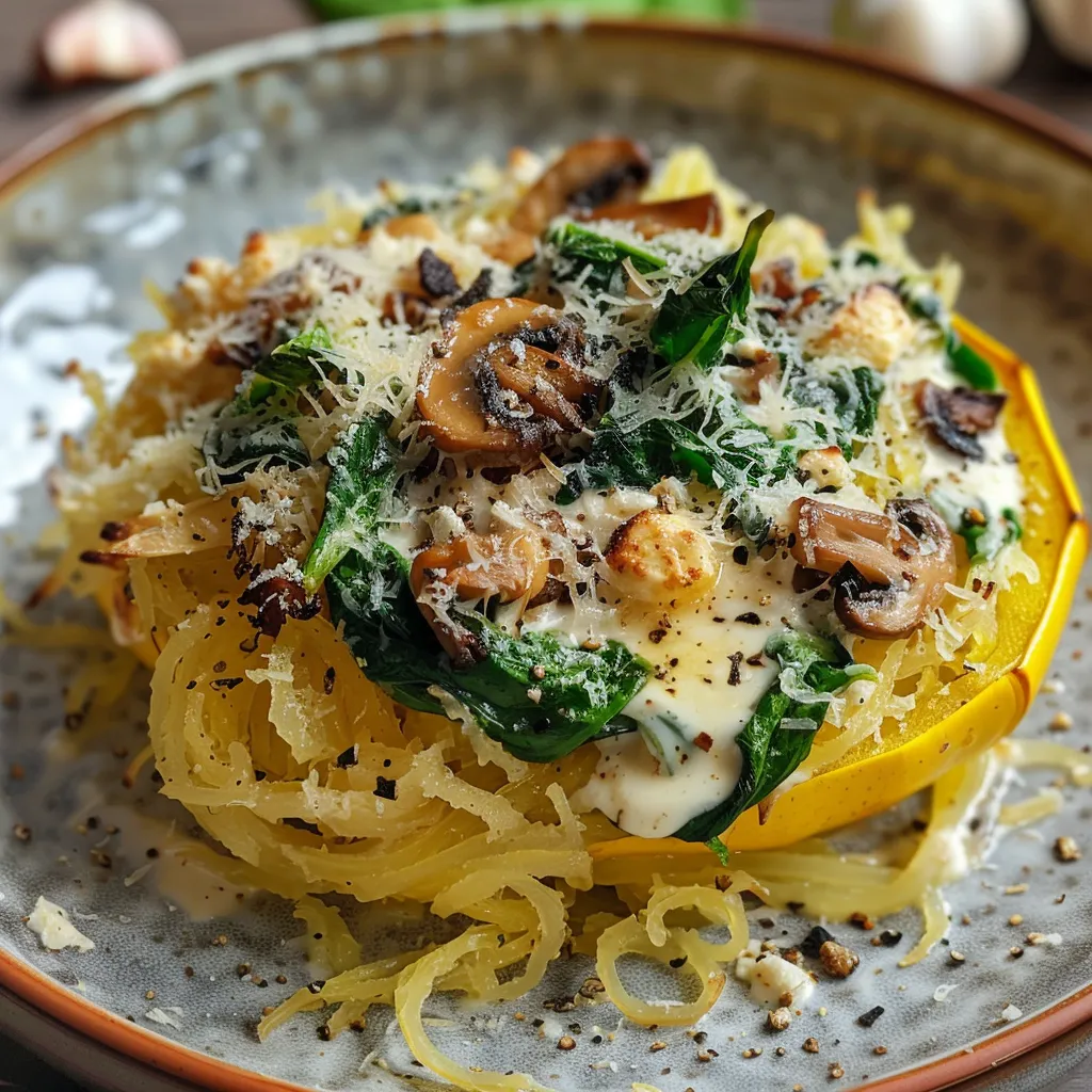 Gourmande courge épinards fromage