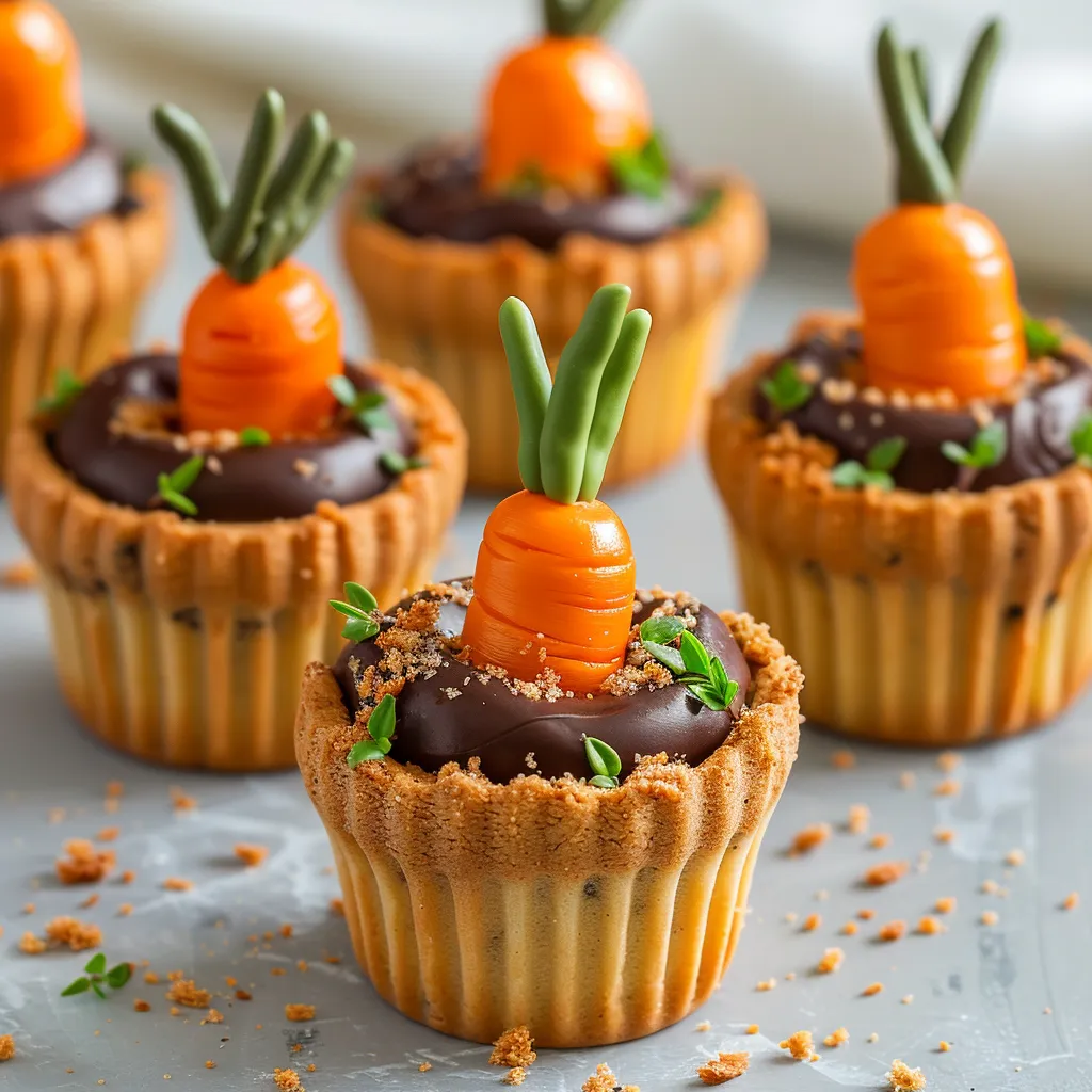 Gourmands carotte créatifs