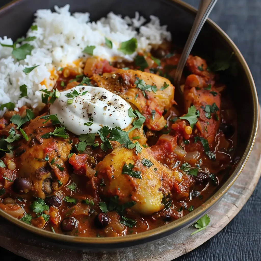 Poulet aux saveurs syriennes