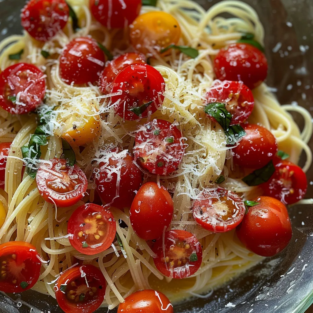 Plat pâtes d'été