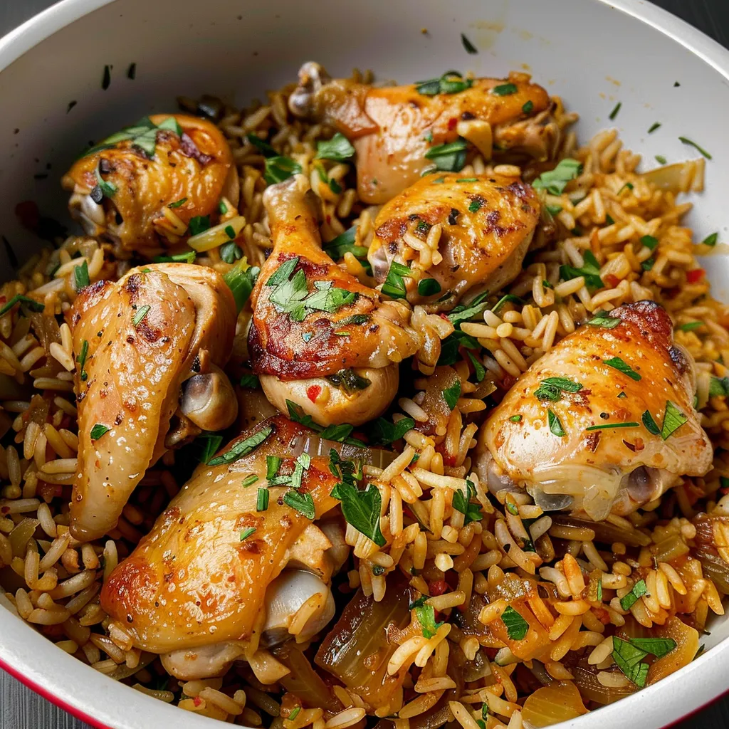 Shawarma poulet et riz délicieux