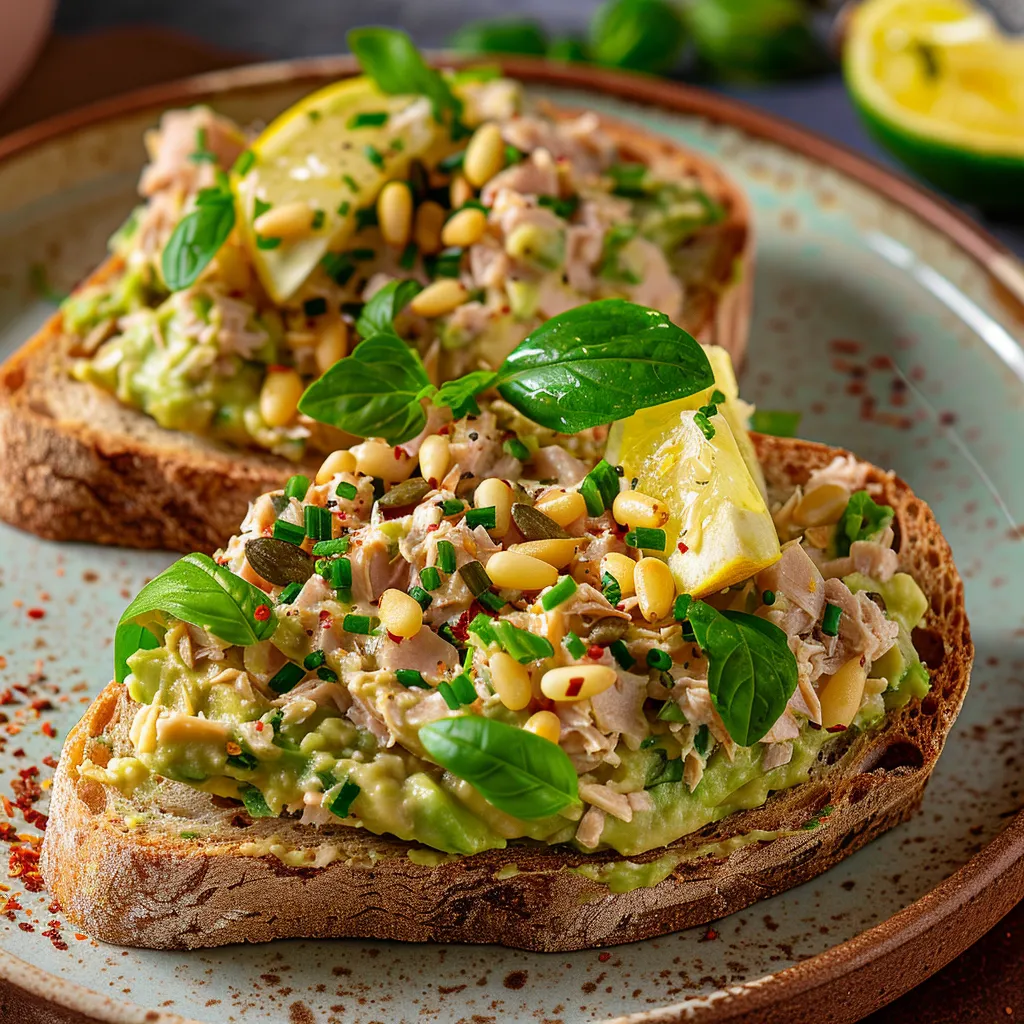 Thon avocat œufs gourmand