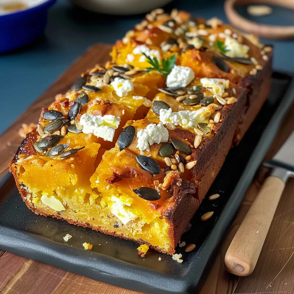 Cake savoureux butternut feta