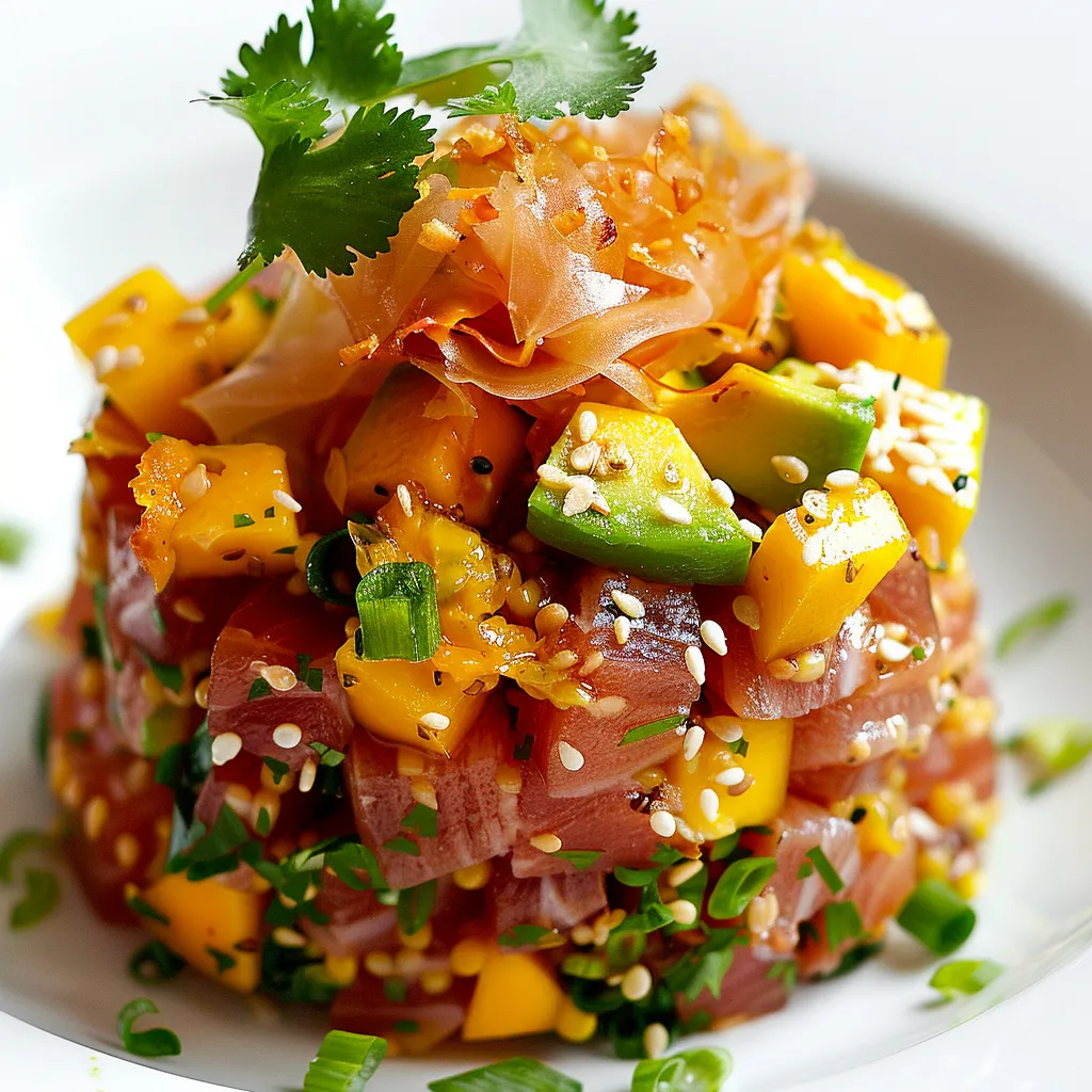 Thon mangue avocat frais