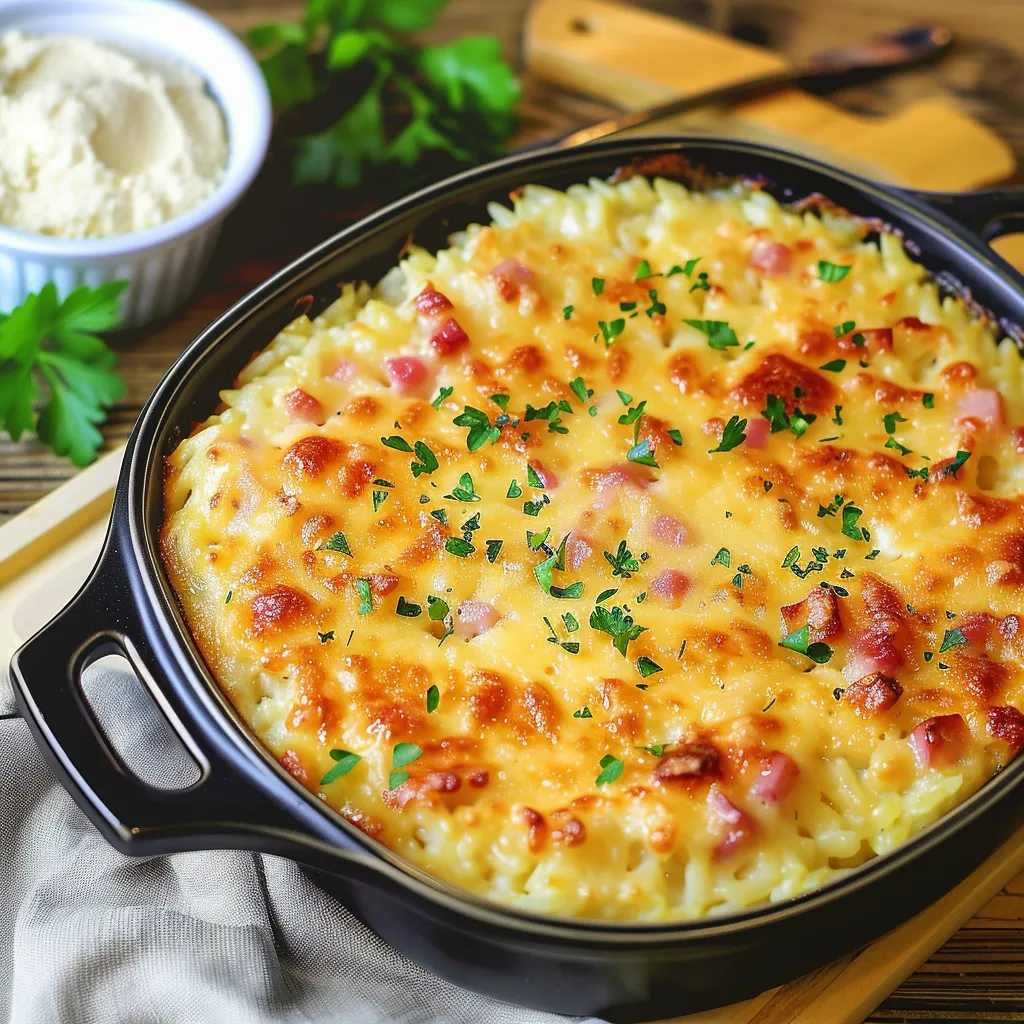 Gratin de riz express