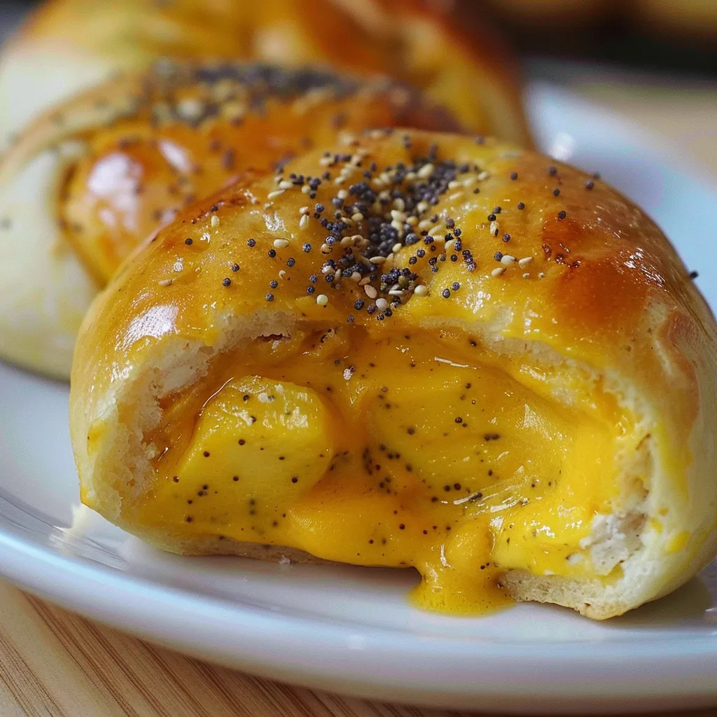 Buns savoureux au poulet curry