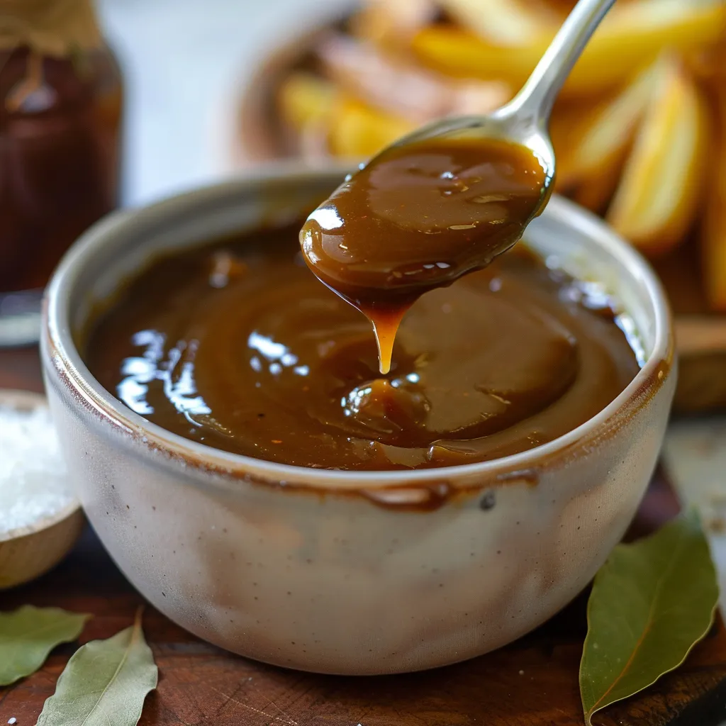 Délicieuse sauce pour poutine